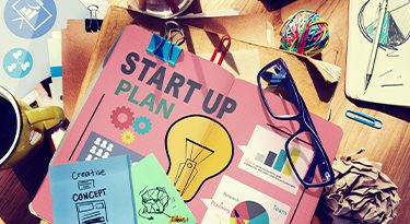 Most popular options available when setting up a new business