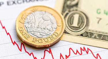 What does Sterling’s historic value against the dollar mean for investment?